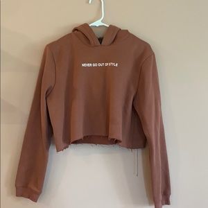 Kittenish “Never Go Out Of Style” Cropped Hoodie